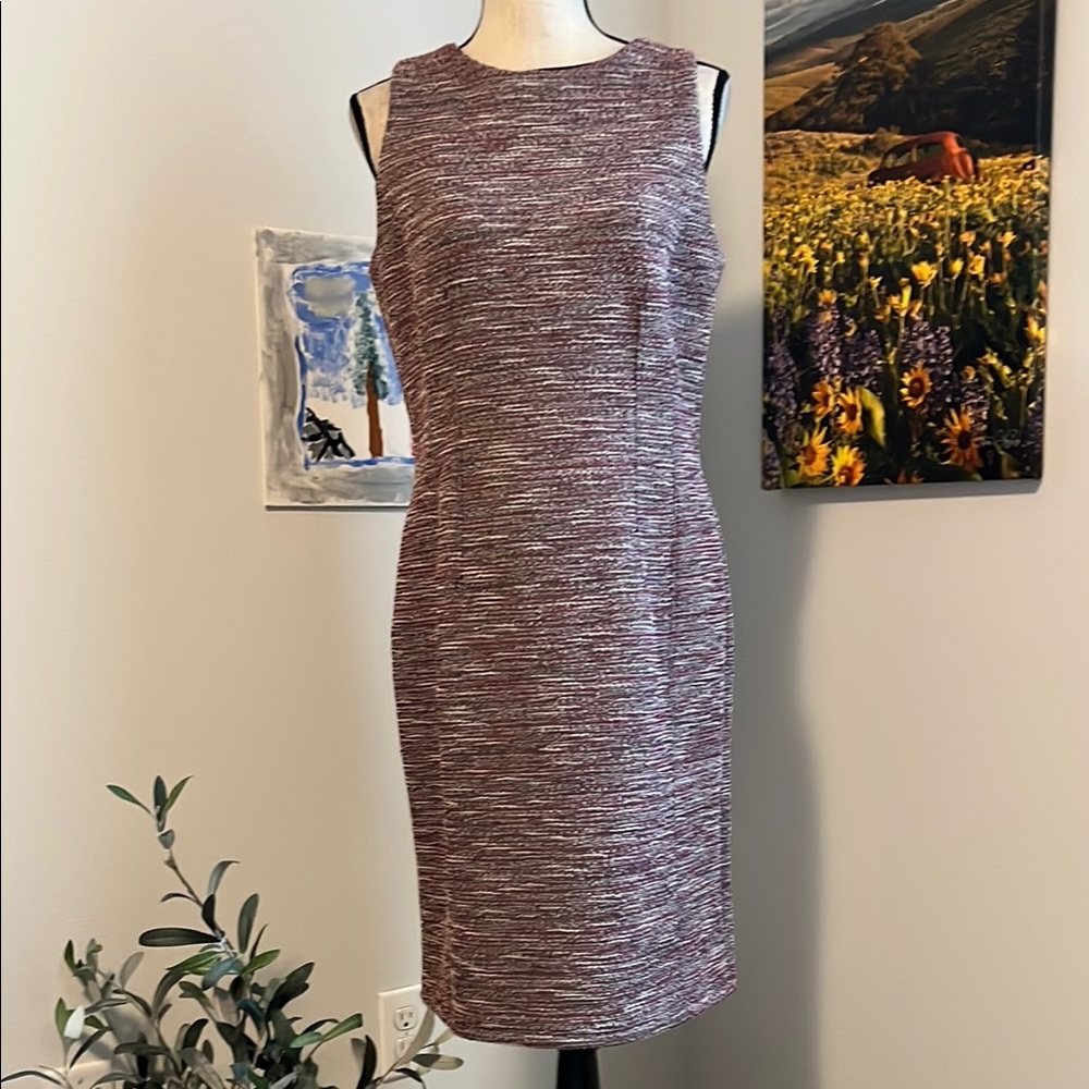 NWOT Loft Sleeveless Boucle Dress